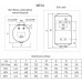 Водонагреватель Thermex Thermo 50 V Slim электрический накопительный (111 011 Термекс)