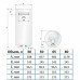 Водонагреватель Ariston BLU1 ECO ABS PW 30 V SLIM, электрический накопительный (3700554 Аристон)
