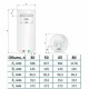 Водонагреватель Ariston BLU1 ECO ABS PW 30 V SLIM, электрический накопительный (3700554 Аристон)