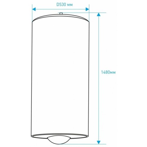 Водонагреватель Ariston ARI 200 VERT 530 THER MO SF, электрический накопительный (3000318 Аристон)