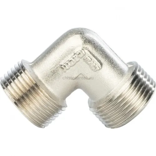 Угольник НН 3/4" никелированный Stout