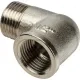 Угольник НВ 1/2" никелированный Stout