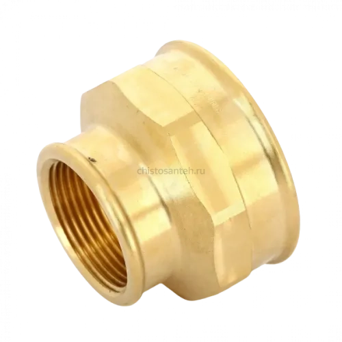 Муфта переxодная ВВ 2"x1 1/4" бронза Viega