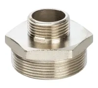 Ниппель НН переxодной 2"x1" никелированный Stout