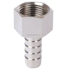 Штуцер ВР 3/4"x25, никелированный Stout