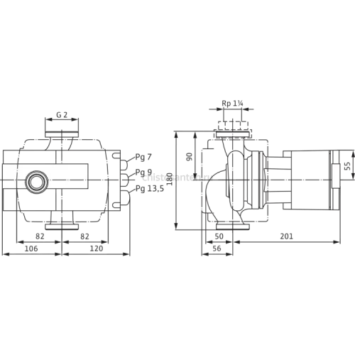 Циркуляционный насос Wilo Stratos-Z 30/1-12 PN6/10 2090471