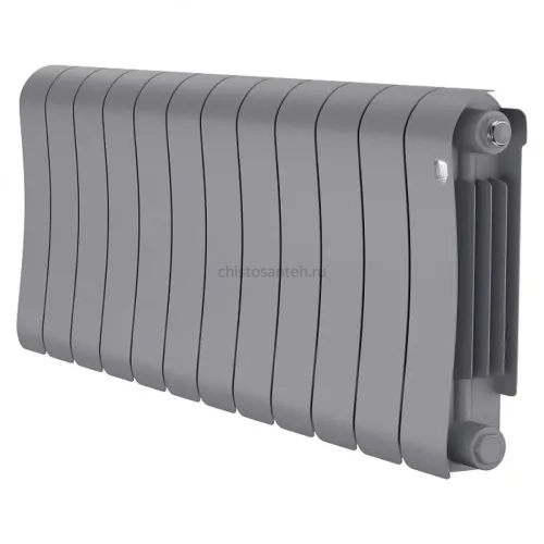 Радиатор биметаллический Royal Thermo Infinity 300 Silver Satin - 12 секционный (НС-1683522 РОЯЛ ТЕРМО)