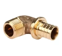 Уголок-переходник с наружной резьбой 20-R 1/2 RX+ REHAU (РЕХАУ - 14563481001)