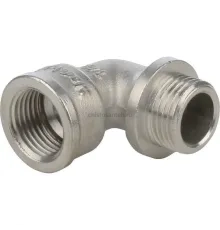Угольник с упором НВ 1/4" никелированный Stout