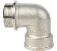 Угольник с упором НВ 1 1/2", никелированный Stout
