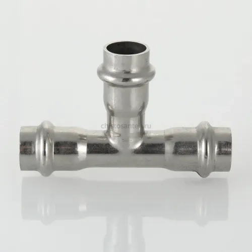 Пресс-тройник 35 х 22 х 35 мм из нержавеющей стали VTi.931.I.352235 VALTEC (ВАЛТЕК)