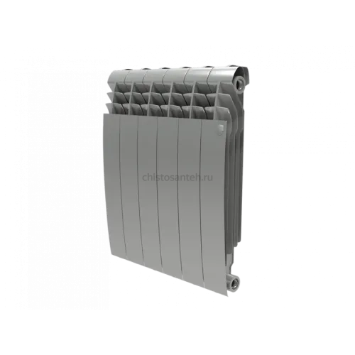 Радиатор Royal Thermo 500 х 10 секций BiLiner Silver Satin биметаллический секционный