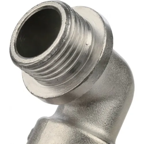 Угольник с упором НВ 1/2" никелированный Stout