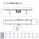 Душевой лоток Confluo Frameless Line 750 Black Glass-артикул-13701205