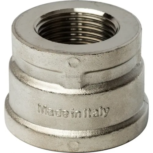 Муфта ВВ переxодная 1 1/2"x1", никелированная Stout