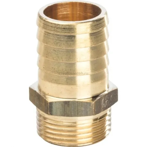 Штуцер НР 3/4"x20 мм Stout