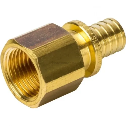 Переходник с внутренней резьбой 16xG 1/2" для труб из сшитого полиэтилена Stout