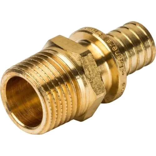Переходник с наружной резьбой 16xR 1/2" для труб из сшитого полиэтилена Stout