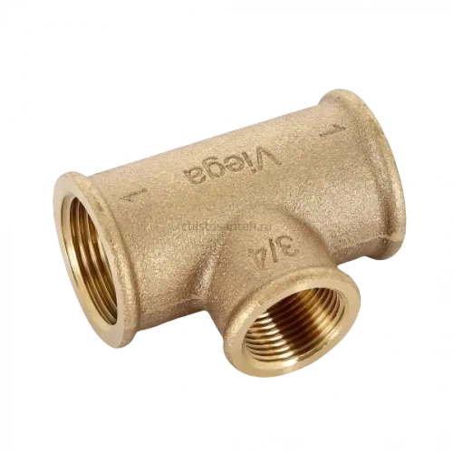 Тройник переходной с внутренней резьбой 1"x3/4"x1" Viega