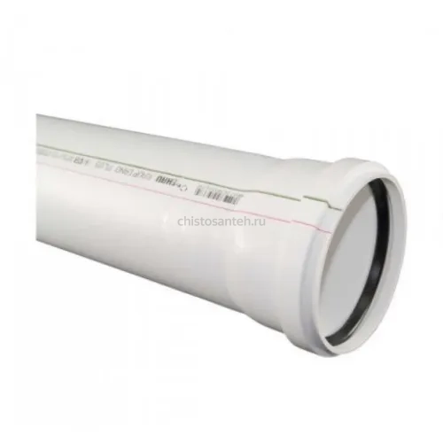Труба канализационная Raupiano Plus 40/2000 мм REHAU (РЕХАУ - 11230441200)