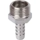 Штуцер НР 1/2"x10, никелированный Stout