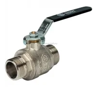 Кран шаровой полнопроходной НР/НР 3/4", ручка рычаг Stout