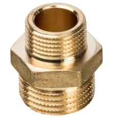 Ниппель НН переходной 1/2"x3/8" Stout
