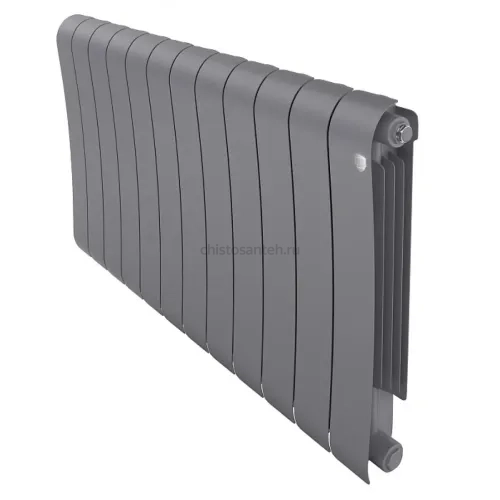 Радиатор биметаллический Royal Thermo Infinity 500 Silver Satin - 12 секционный (НС-1630025 РОЯЛ ТЕРМО)