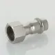 Пресс-муфта с накидной гайкой 15 мм х 1/2"  из нержавеющей стали VTi.908.I.001504 VALTEC (ВАЛТЕК)