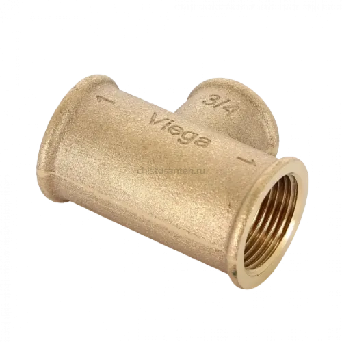 Тройник переходной с внутренней резьбой 1"x3/4"x1" Viega