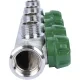 Коллектор регулирующий распределительный 3/4" с 4 отводами 1/2", плоское уплотнение STOUT