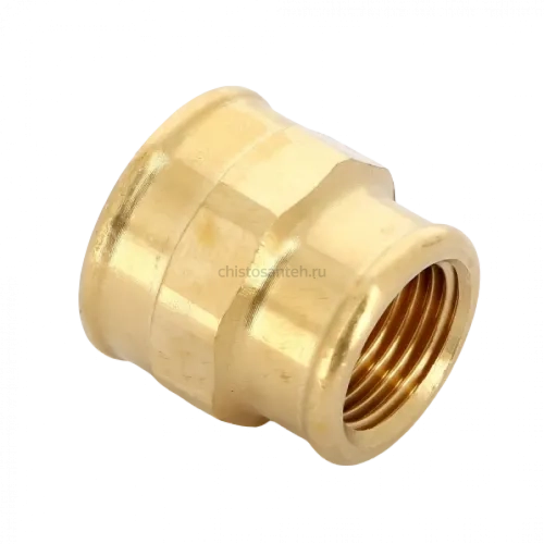Муфта переxодная ВВ 3/4"x1/2" бронза Viega