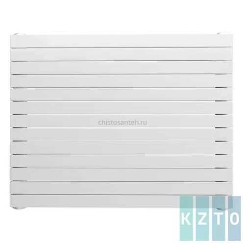 Радиатор стальной 2-х трубчатый Соло Г 2-750-12 секций, боковое подключение, белый КЗТО
