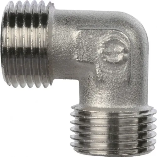 Угольник НН 1/2" никелированный Stout