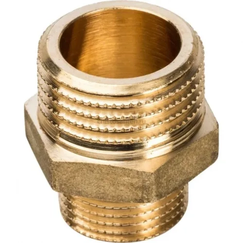 Ниппель НН переходной 1/2"x3/8" Stout
