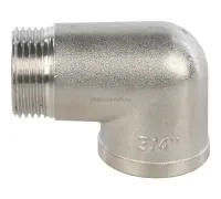 Угольник НВ 3/4" никелированный Stout