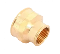 Муфта переxодная ВВ 1 1/2"x1", бронза Viega