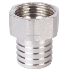 Штуцер ВР 1"x30, никелированный Stout