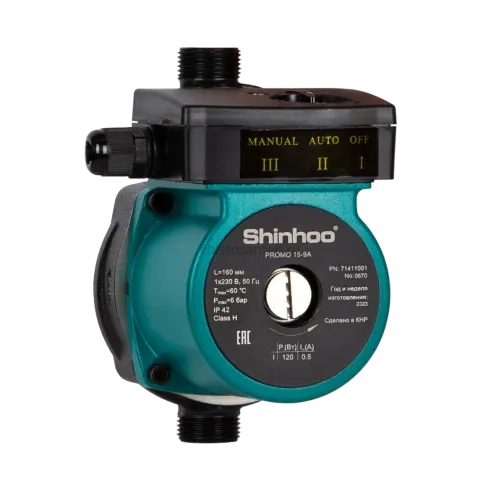 Циркуляционный насос Shinhoo PROMO 15-12A, 71411002