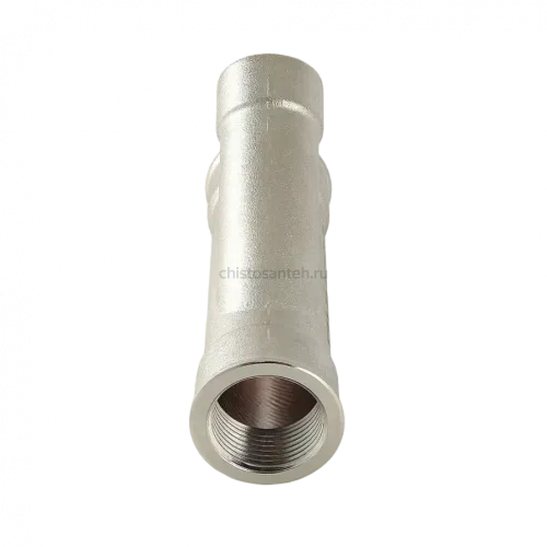 Тройник косой для гильзы под погружной датчик температуры 1/2"x1" TIM (TDS042N ТИМ)