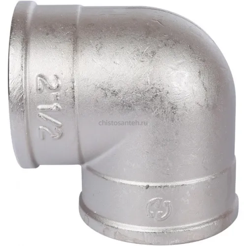Угольник ВВ 2 1/2" никелированный Stout