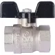 Кран шаровой стандартнопроходной ВР/ВР 3/4", ручка бабочка Stout