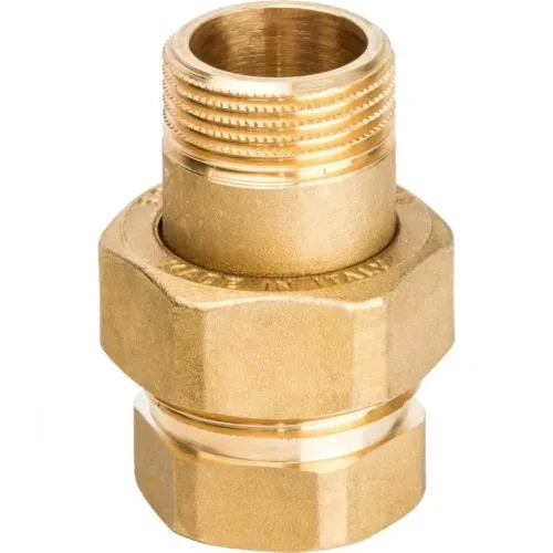 Разъемное соединение 3/4" американка ВН, уплотнение под гайкой по плоскости Stout