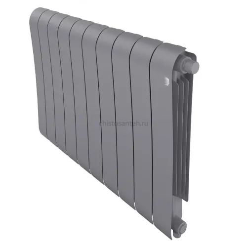 Радиатор биметаллический Royal Thermo Infinity 500 Silver Satin VR - 10 секционный (НС-1658386 РОЯЛ ТЕРМО)