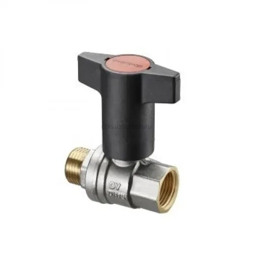 Кран шаровый 1/2" НВ маховик пластмассовый Optibal Oventrop